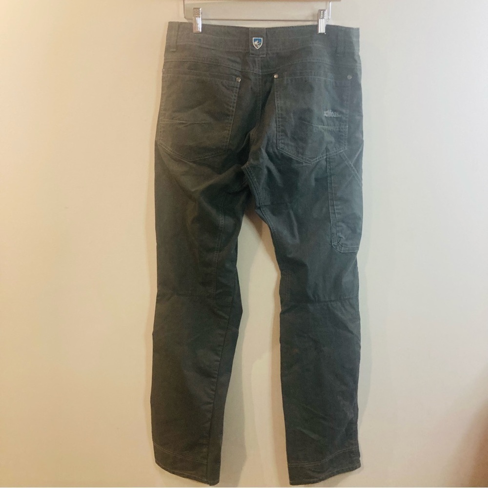 KUHL Sz 32 x 34 Vintage Patina Dye Comfort Knee Pockets Relaxed Pants - Picture 7 of 15